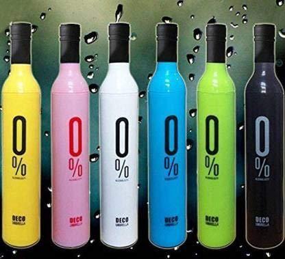Folding Umbrella with Bottle Cover(Assorted Color)
