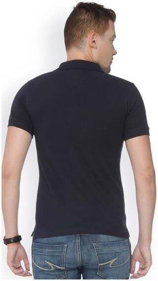 Poly Cotton Solid Half Sleeves Mens Polo T-shirt (Pack of 2)